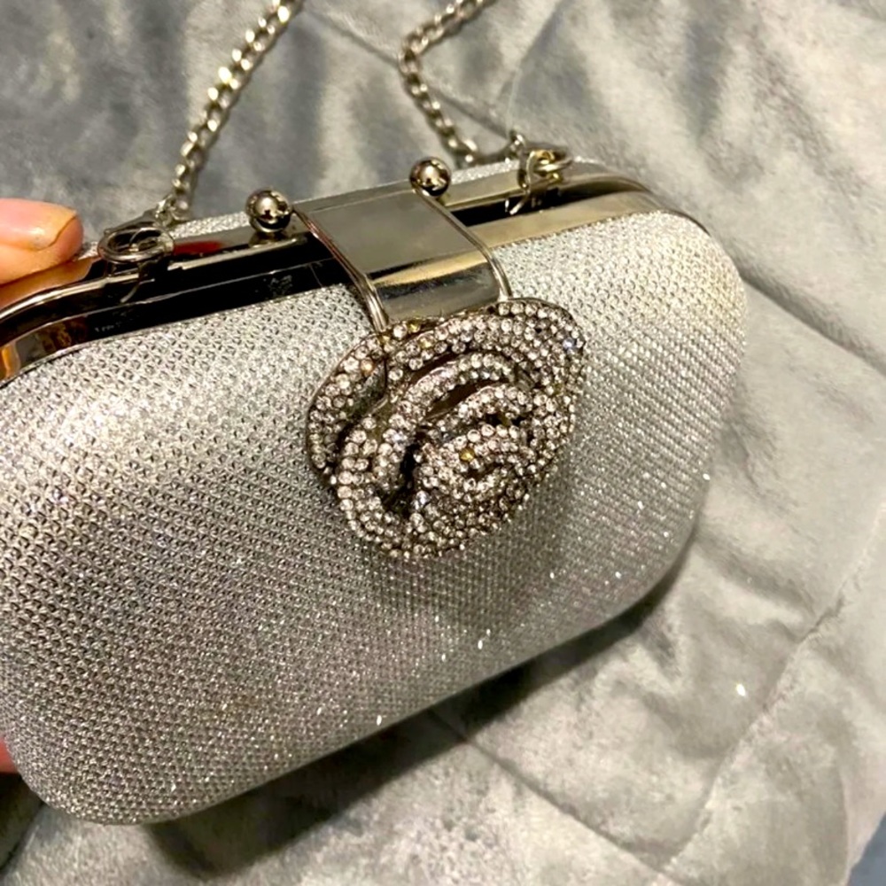 Natasha couture crystal evening bag clutch